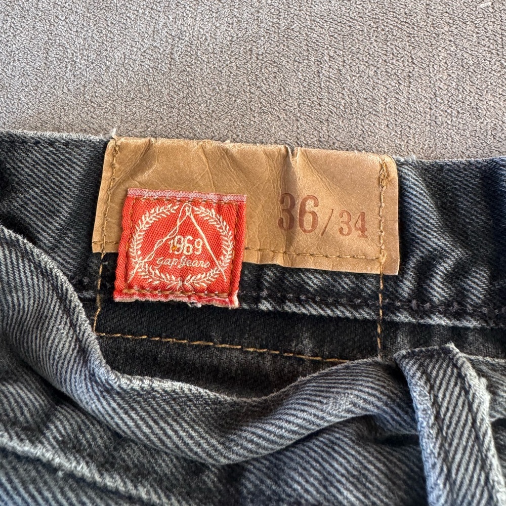 Vintage GAP Men’s Black Wash Easy Fit Jeans - Picture 5 of 7